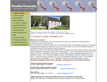 Tablet Screenshot of paradisetownship.org